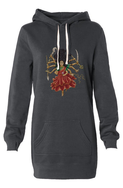 Goddess Within Hooded Sweatshirt Dress
