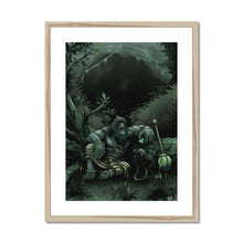Hanuman Guarding Cave Framed & Mounted Print - The Jai Jais