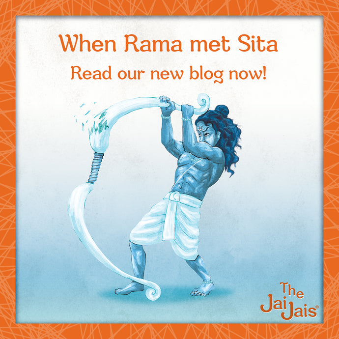 When Rama met Sita.