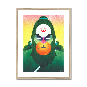 Hanuman Portrait Framed & Mounted Print - The Jai Jais