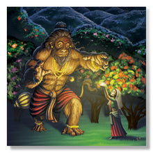 Hanuman Ramayana, Matte Metal Print - The Jai Jais