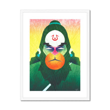 Hanuman Portrait Framed & Mounted Print - The Jai Jais